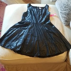 Black (P)leather Skaters Dress